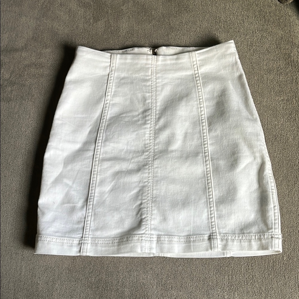 White Free People Skirt